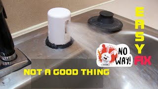 💦 Dishwasher Leaking Water At Air Gap 💦  EASY FIX [upl. by Eirovi]