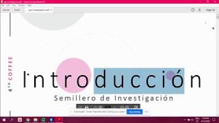 ¿Cómo hacer la introducción en nuestro proyecto de investigación [upl. by Ydarg]