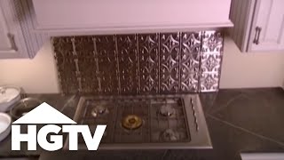 DIY Cheap Kitchen Backsplash Ideas  HGTV [upl. by Copland]