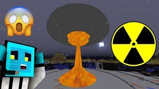 Minecraft Hbms Nuclear Tech Mod  Oha Patlamaya Bak [upl. by Bravin210]