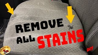 How To REMOVE HORRIBLE STAINS in CLOTH amp CARPET CAR or HOME [upl. by Notsahc]