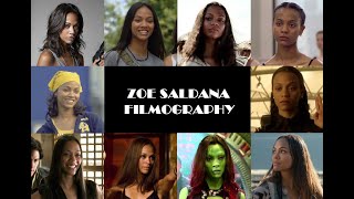 Zoe Saldana  Movies List 20002023 [upl. by Derrej]