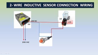 2  wire inductive proximity sensor wiring INDUCTIVESENSOR [upl. by Nivra]