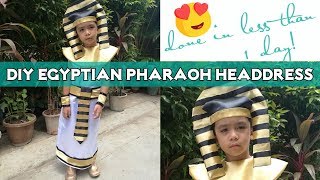 DIY Egyptian Pharaoh Headdress [upl. by Afirahs]