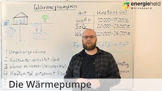 Wärmepumpe Funktion Kosten amp Förderung im Überblick  EnergieheldWhiteboard 2018 [upl. by O'Connell]