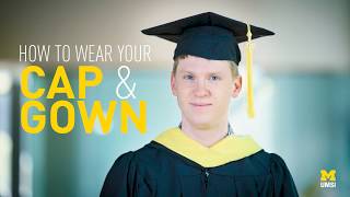 How to Wear Your Graduation Cap and Gown [upl. by Ayikahs]