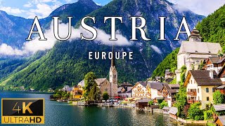 FLYING OVER AUSTRIA 4K UHD  Relaxing Music With Stunning Beautiful Nature 4K Video Ultra HD [upl. by Velick]