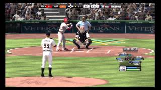 MLB 12 The Show Gameplay Miami Marlins vs Philadelphia Phillies [upl. by Eltsirhc]