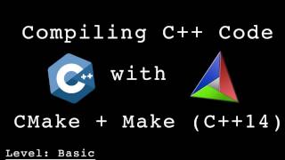 Compiling C using CMake and Make CS20170204 [upl. by Ddart]