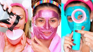 💗💦AT HOME FACIALS✨💜 SKINCARE COMPILATION 2020  Victoria Lyn [upl. by Eldnek]