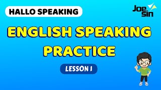 Speaking Practice With Subtitle and Conversation  Lesson 1  Belajar Speaking [upl. by Schindler405]