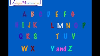 The ABC Song in English  La chanson de lalphabet en anglais [upl. by Nohsyt]