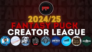 Fantasy Hockey Creators League 202425  LIVE [upl. by Noiram]