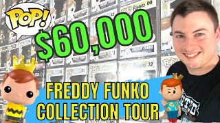 Freddy Funko Pop Collection Tour 60000 of Value [upl. by God689]