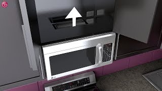 LG OTR Microwave Oven  Installation 2018 Update [upl. by Maurita]