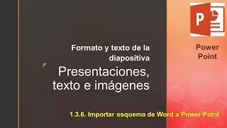 01 03 06 Importar esquema de Word a PowerPoint [upl. by Horatius219]