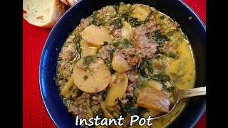 Instant Pot Zuppa Toscana  Sausage Potato Soup [upl. by George]