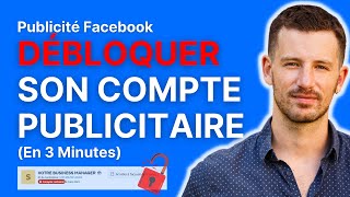 Pubs Facebook  Débloquer son compte publicitaire en 3 minutes 2023 [upl. by Ransell]