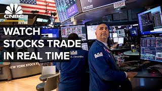 Watch stocks trade in real time after Dows third worstday ever– 3172020 [upl. by Cuhp]