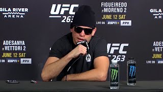 UFC 263 Nate Diaz Postfight Press Conference [upl. by Dranreb149]