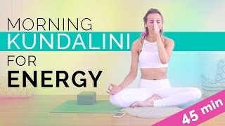 Easy Morning Kundalini Yoga amp Meditation For Energy amp Radiance 45min [upl. by Osmond]