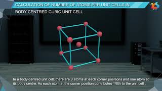 5  Class 12  Chemistry  Solid State  Calculation of number of atoms per unit cell [upl. by Nnylak]