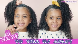 5 Ways To Tell Twins Apart [upl. by Strohbehn]