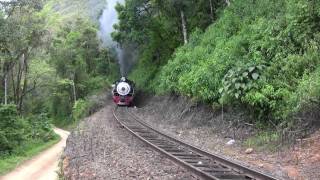 🇧🇷 Locomotiva 155 subindo a todo vapor  Locomotive at full power  2010  Brasil classicvideo [upl. by Russian]