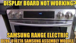 Samsung SlideIn Electric Range Display Not Working [upl. by Pearman372]