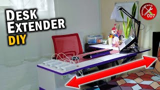 DIY Desk Extender Using Half a Plywood [upl. by Ilegna973]