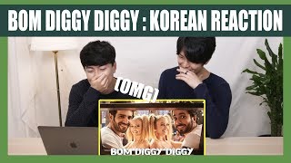 Bom Diggy Diggy Reaction by Korean Dost  Zack Knight  Jasmin Walia [upl. by Gnoy263]