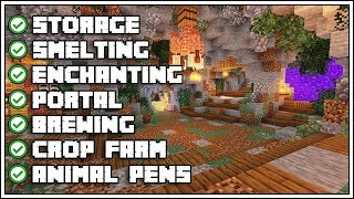 Minecraft Ultimate Cave Base Tutorial How To Build [upl. by Kathy]