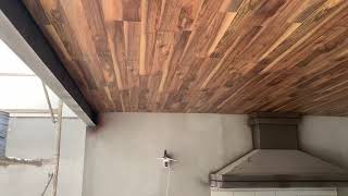 ✅COMO INSTALAR PISO LAMINADO EN TECHO✅ [upl. by Prebo]