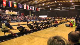 Tug Of War World Championship 2014世界盃室內拔河錦標賽TWIFindoor男子600kg finals 冠軍戰TaiwanVSScotland345局 [upl. by Acinorev]