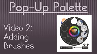 Krita PopUp Palette Series How to AddChange the Brushes [upl. by Attenehs]