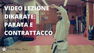 Video lezione di karate parate e contrattacco [upl. by Carry988]