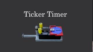 Ticker Timer Free Fall Video [upl. by Radborne]