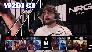 100 vs NRG  Week 2 Day 1 S14 LCS Spring 2024  100 Thieves vs NRG W2D1 Full Game [upl. by Atileda613]