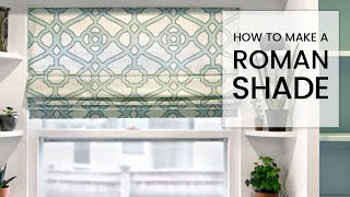 How to Make a Roman Shade [upl. by Phaidra]