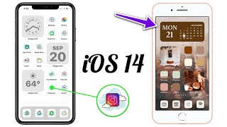 iOS 14  Comment Créer des Widgets et Icônes d’Apps Personnalisées [upl. by Orland435]