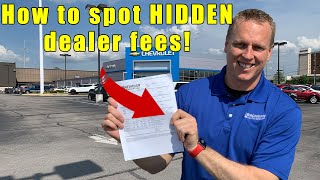 9 fees to NEVER pay a car dealership Tips on car buying how to negotiate and how to buy a car [upl. by Nylesoj41]