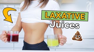 NATURAL LAXATIVE JUICES to Relieve Constipation and Reduce Bloating💩 [upl. by Marnie]