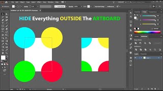 How to Hide Everything Outside the Artboard in Adobe Illustrator [upl. by Imeka]