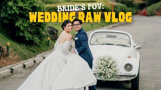 RAW WEDDING VLOG  Jen Barangan [upl. by Bierman715]