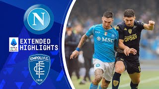 Napoli vs Empoli  Extended Highlights  Serie A  CBS Sports Golazo [upl. by Hammond382]