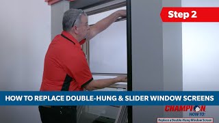 How to Replace DoubleHung amp Slider Window Screens [upl. by Germana]