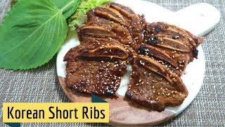 How to make Korean Short Ribs Kalbi  LA 갈비 [upl. by Francisca]