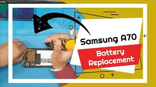 Samsung A70 Battery Replacement  OmniTech [upl. by Henri]