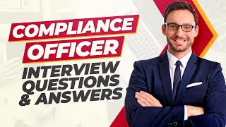 COMPLIANCE OFFICER Interview Questions amp Answers [upl. by Phira]