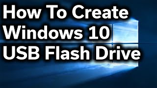 HowTo Guide  Create Windows 10 USB Install Drive [upl. by Bertero]